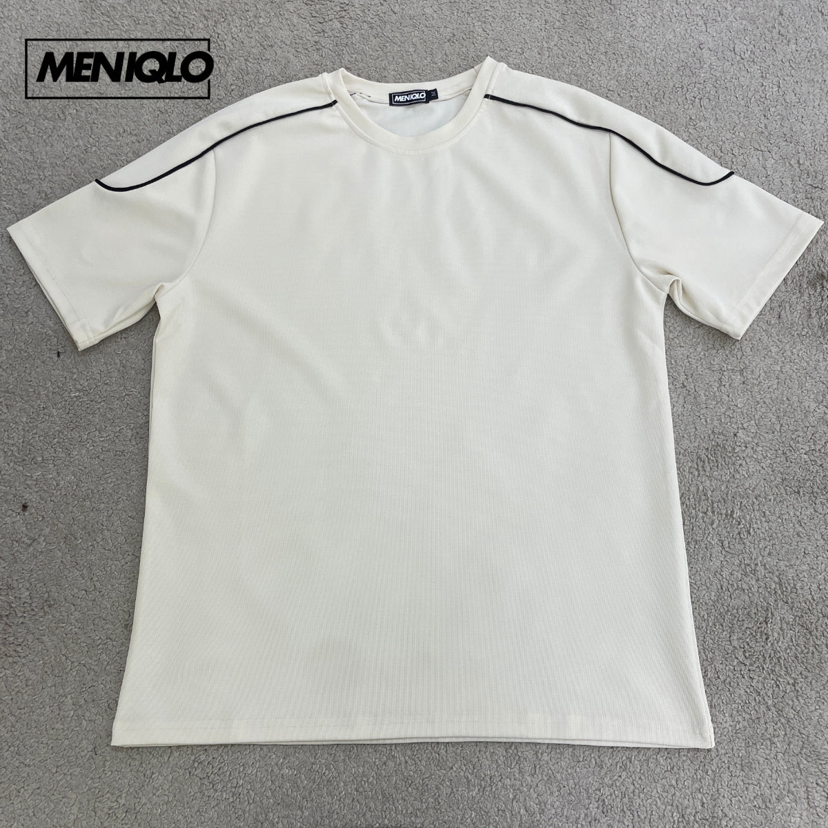 MENIQLO DARIEN MEN OVERSIZED SHIRT SHORT SLEEVE - MQ1007