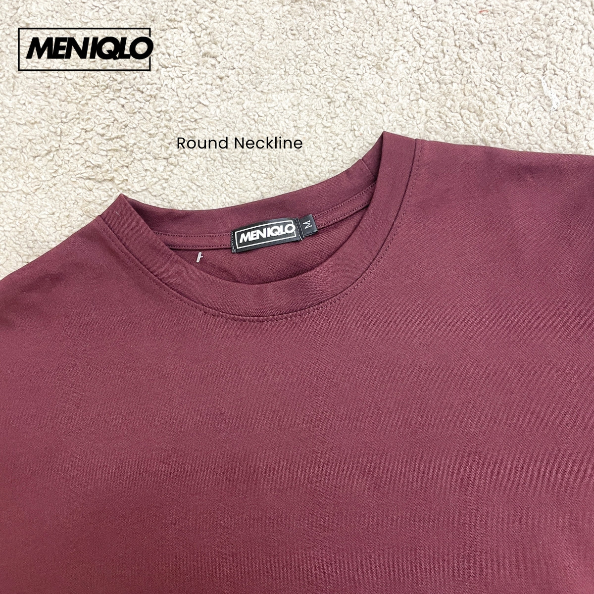 MENIQLO IRFAN OVERSIZED TWO-TONED COLOUR SHIRT - MQ1008