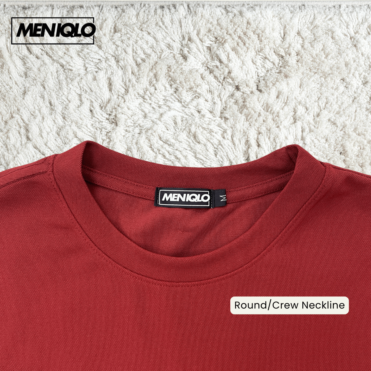 MENIQLO FARHAN CASUAL EMBOSSED OVERSIZED TEE-MQ1013