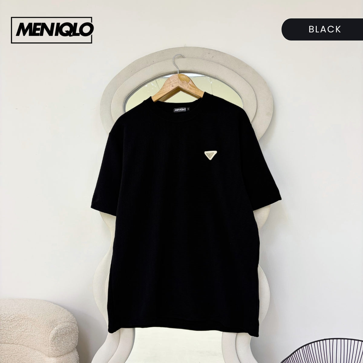 MENIQLO JAMES MEN OVERSIZE SHIRT SHORT SLEEVE - MQ1014