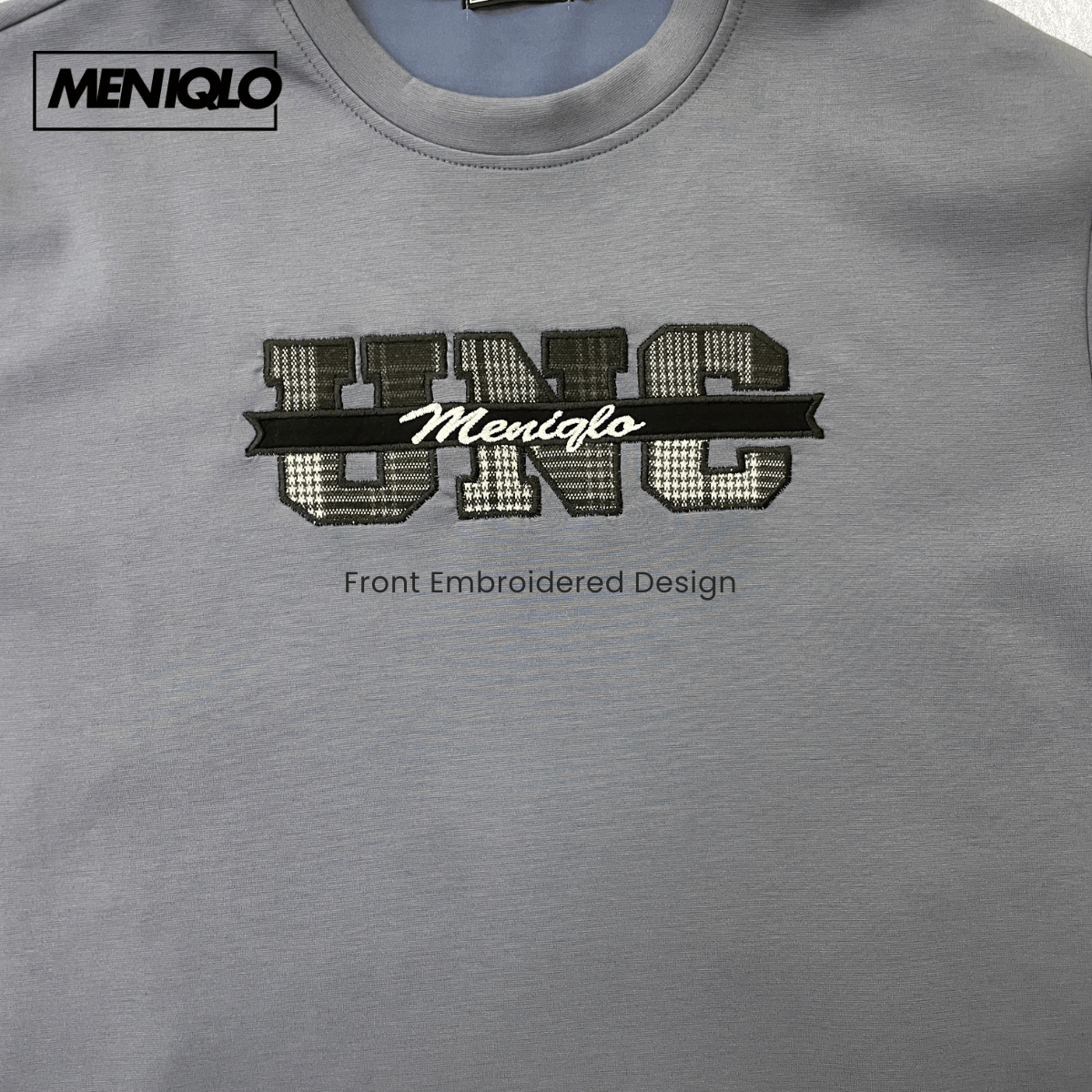 MENIQLO IZZUDIN MINIMAL GRAPHIC SHORT SLEEVE T-SHIRT (310GSM) - MQ1015