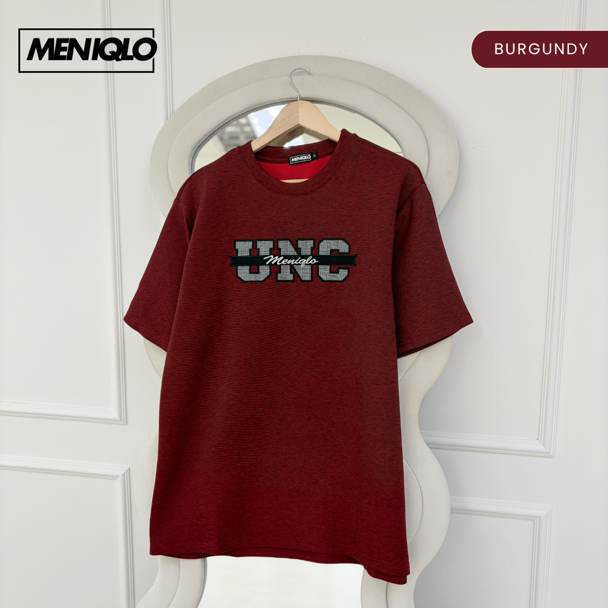 MENIQLO IZZUDIN MINIMAL GRAPHIC SHORT SLEEVE T-SHIRT (310GSM) - MQ1015