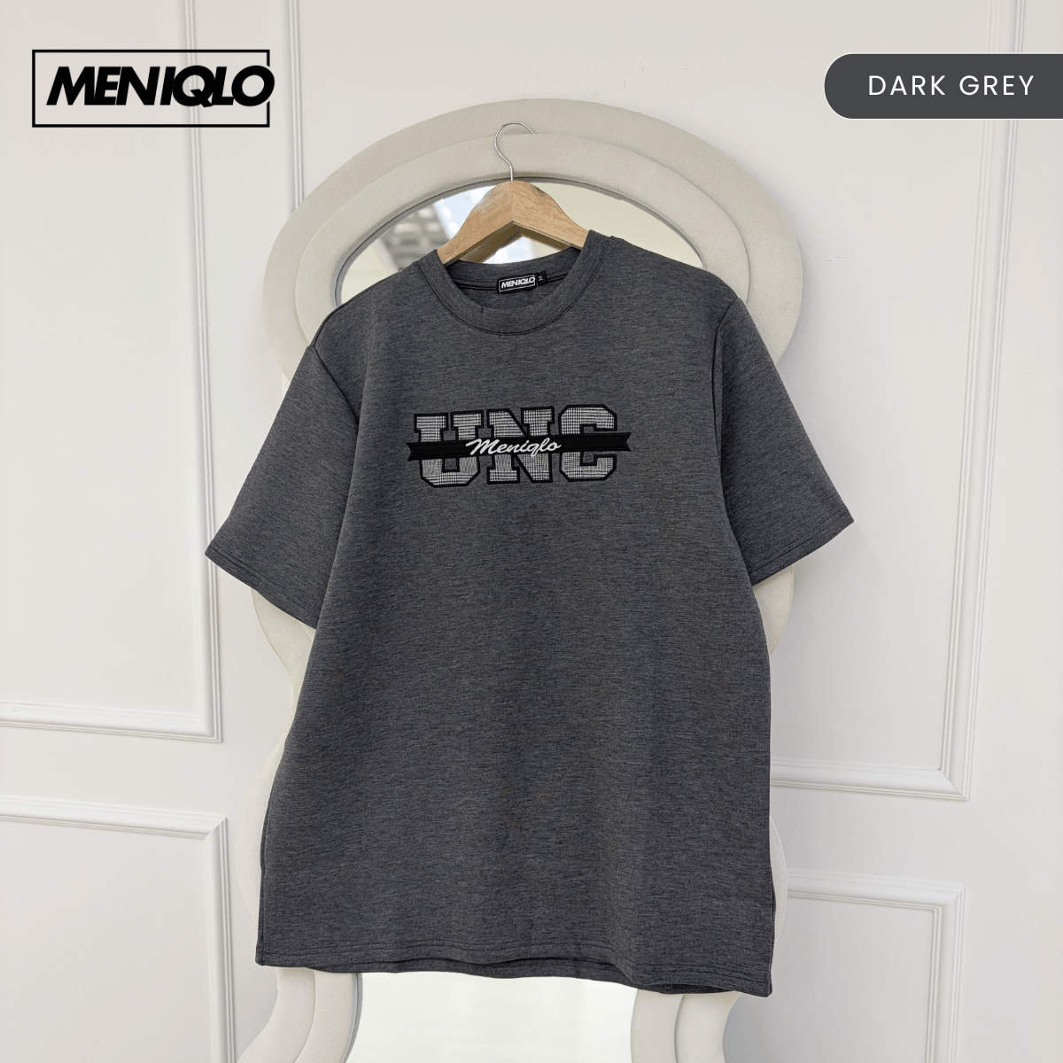 MENIQLO IZZUDIN MINIMAL GRAPHIC SHORT SLEEVE T-SHIRT (310GSM) - MQ1015