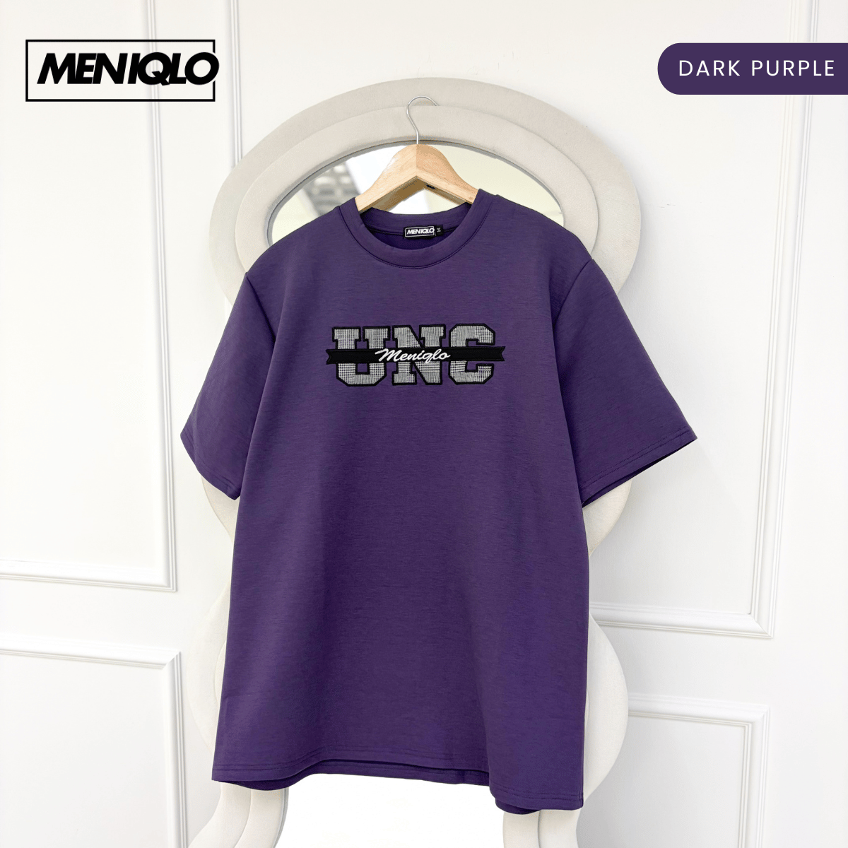 MENIQLO IZZUDIN MINIMAL GRAPHIC SHORT SLEEVE T-SHIRT (310GSM) - MQ1015