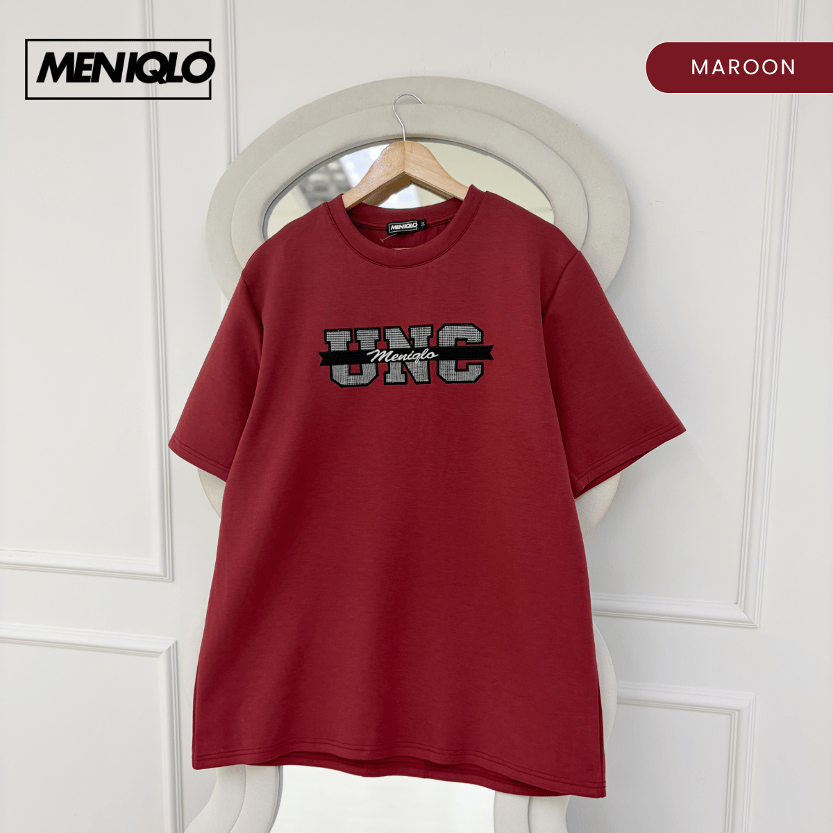 MENIQLO IZZUDIN MINIMAL GRAPHIC SHORT SLEEVE T-SHIRT (310GSM) - MQ1015