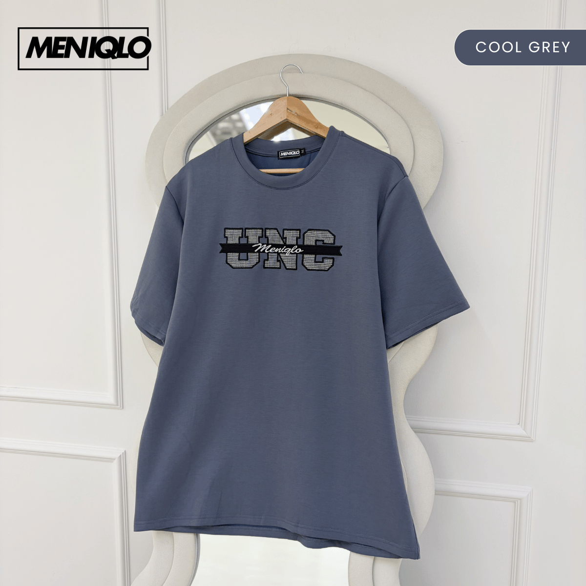 MENIQLO IZZUDIN MINIMAL GRAPHIC SHORT SLEEVE T-SHIRT (310GSM) - MQ1015