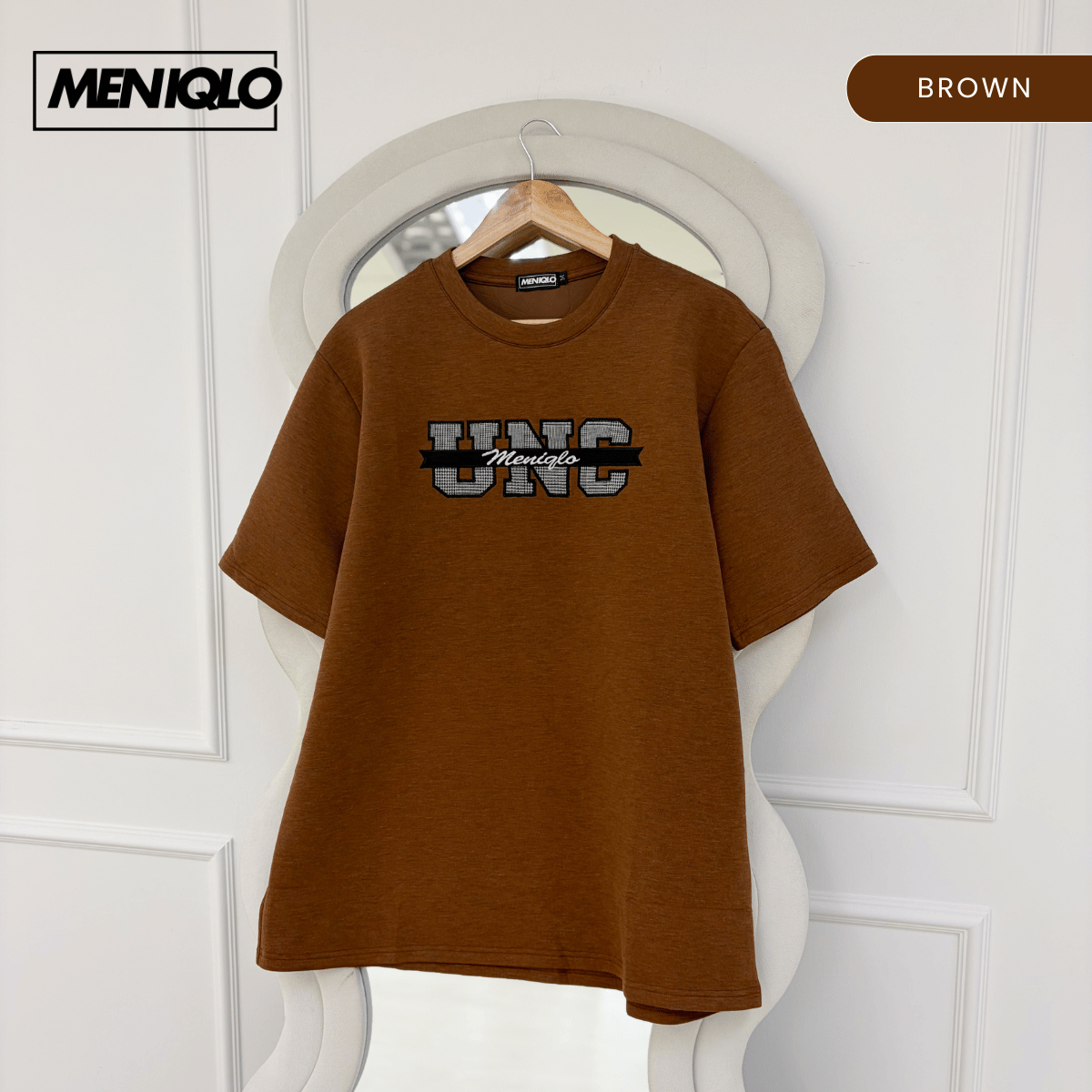 MENIQLO IZZUDIN MINIMAL GRAPHIC SHORT SLEEVE T-SHIRT (310GSM) - MQ1015