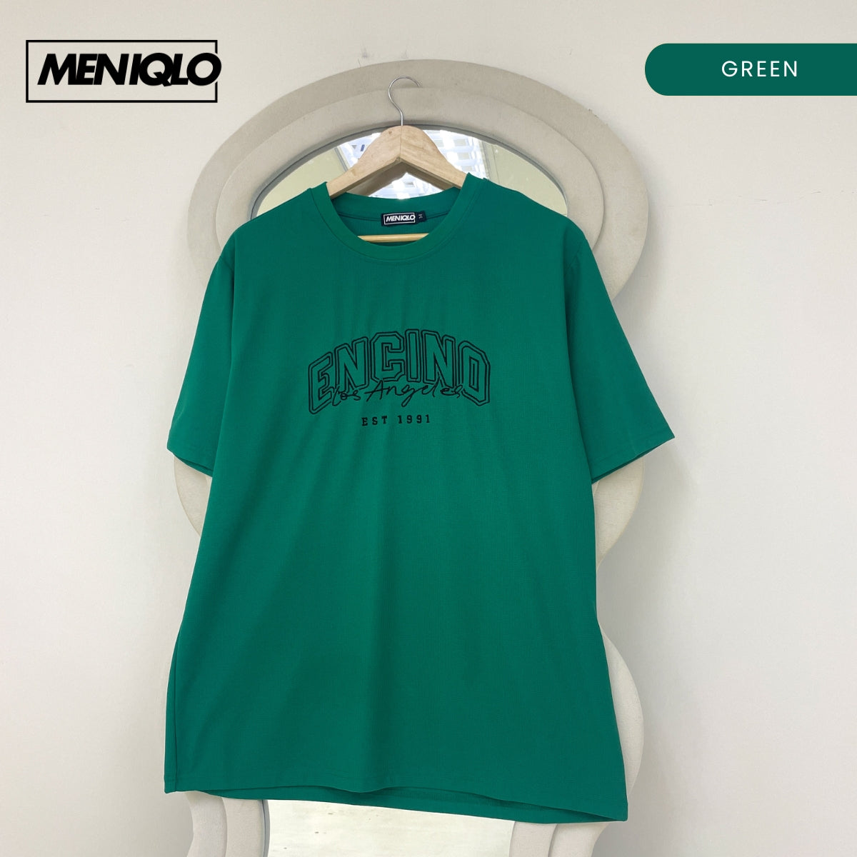 MENIQLO NICO EMBROIDERED CASUAL SHORT SLEEVE T-SHIRT - MQ1020