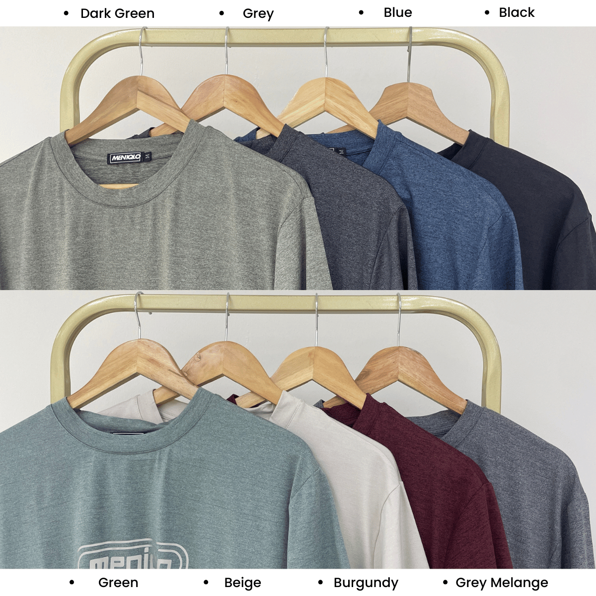 MENIQLO FADIL CLASSIC LOGO TEE OVERSIZED T-SHIRT - MQ1023