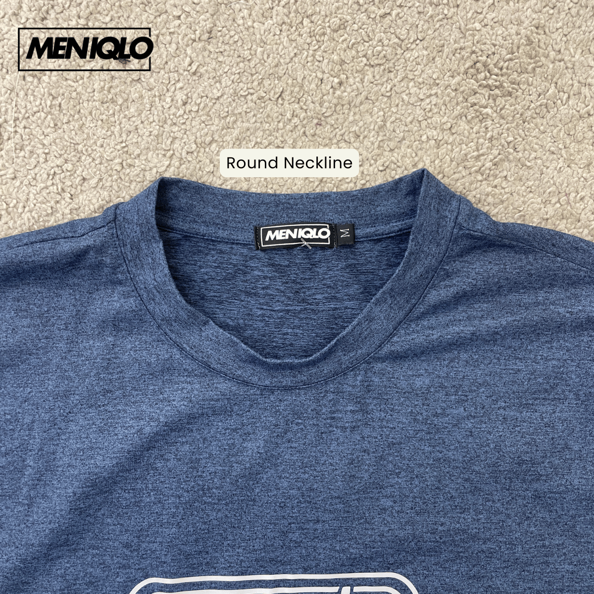 MENIQLO FADIL CLASSIC LOGO TEE OVERSIZED T-SHIRT - MQ1023