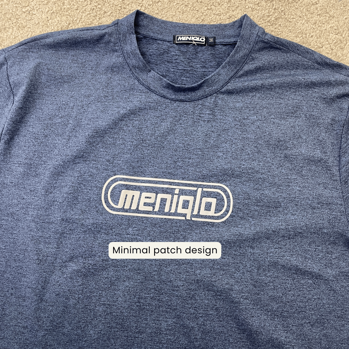 MENIQLO FADIL CLASSIC LOGO TEE OVERSIZED T-SHIRT - MQ1023