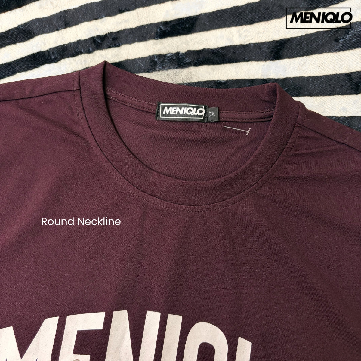 MENIQLO ZAIM MEN CASUAL GRAPHIC T-SHIRT OVERSIZED TEE (300GSM) - MQ1024