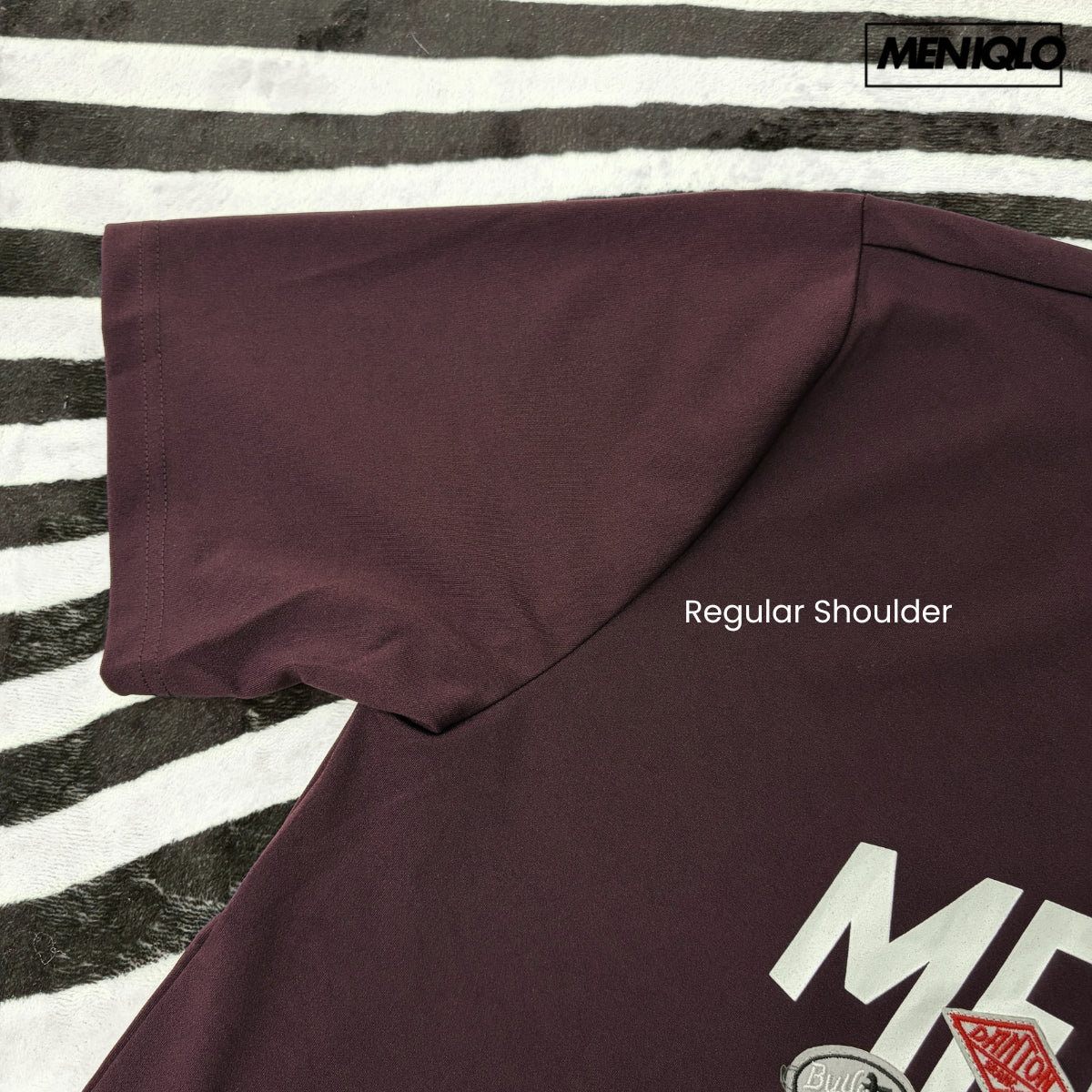 MENIQLO ZAIM MEN CASUAL GRAPHIC T-SHIRT OVERSIZED TEE (300GSM) - MQ1024