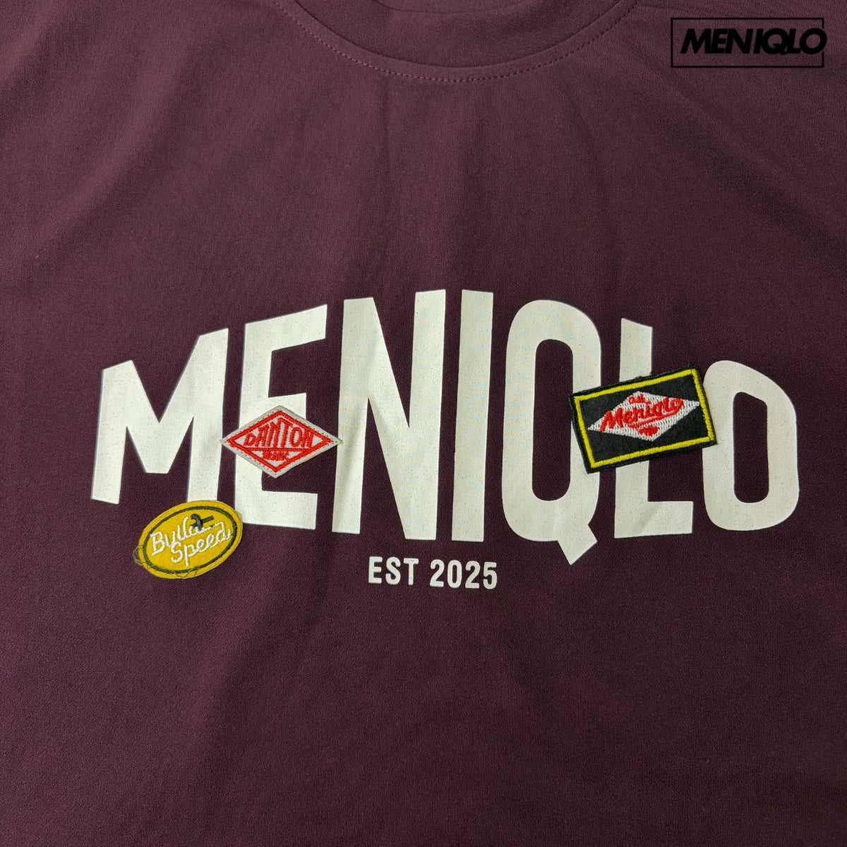 MENIQLO ZAIM MEN CASUAL GRAPHIC T-SHIRT OVERSIZED TEE (300GSM) - MQ1024