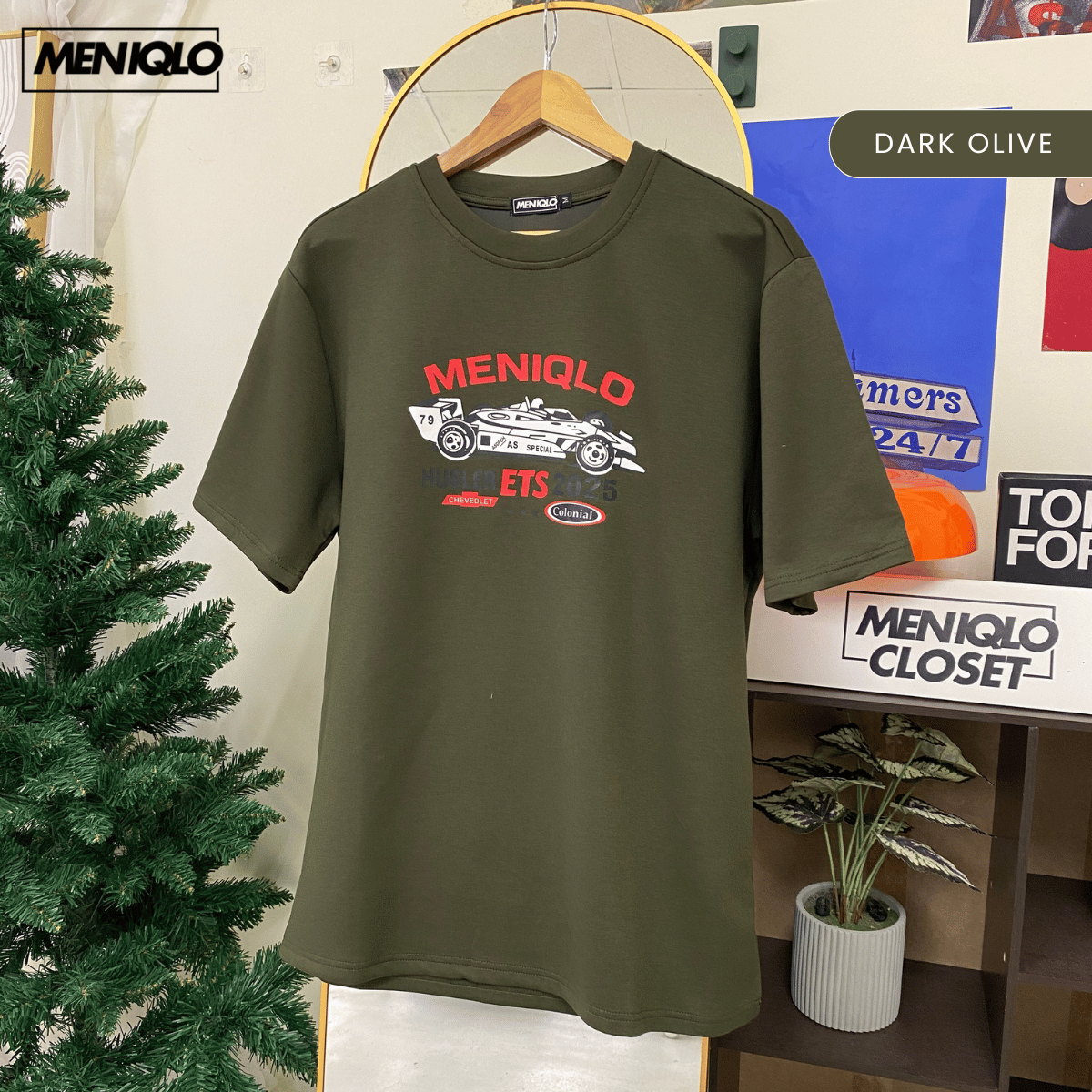 MENIQLO NABIL CLASSIC GRAPHIC OVERSIZED T-SHIRT-MQ1026