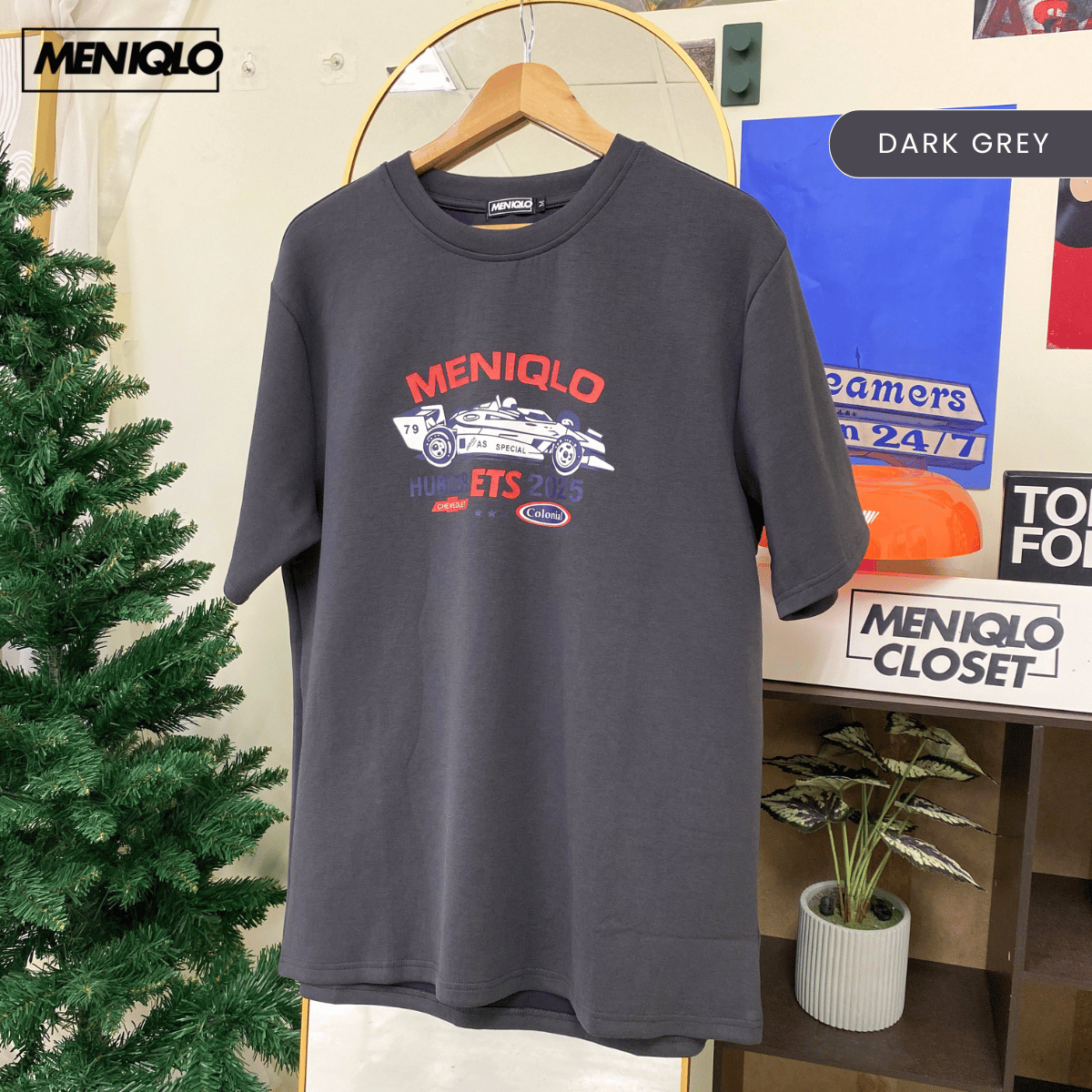 MENIQLO NABIL CLASSIC GRAPHIC OVERSIZED T-SHIRT-MQ1026