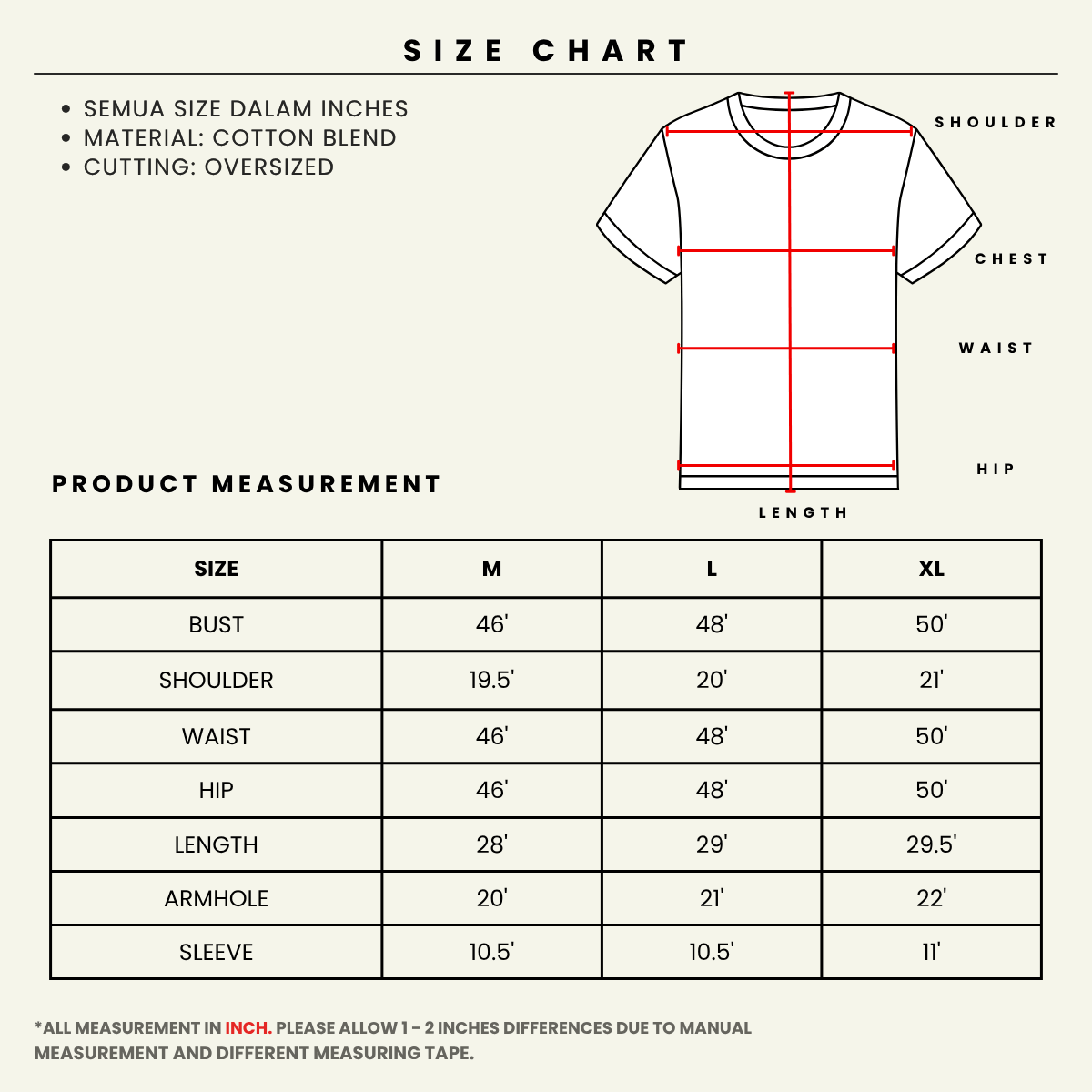 MENIQLO NABIL CLASSIC GRAPHIC OVERSIZED T-SHIRT-MQ1026