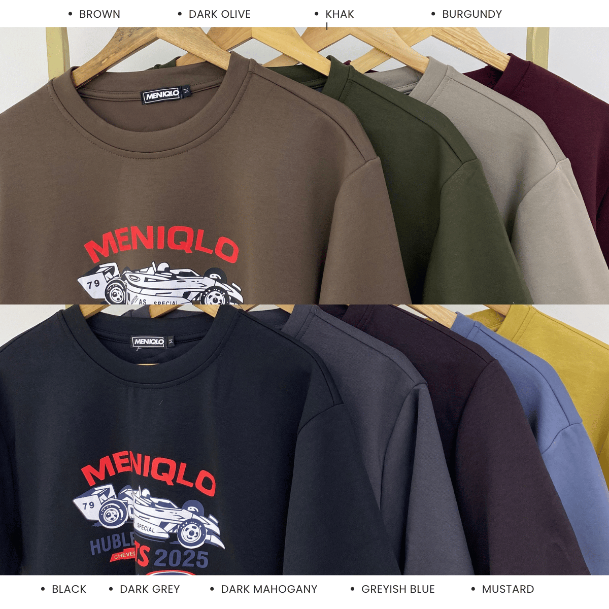 MENIQLO NABIL CLASSIC GRAPHIC OVERSIZED T-SHIRT-MQ1026