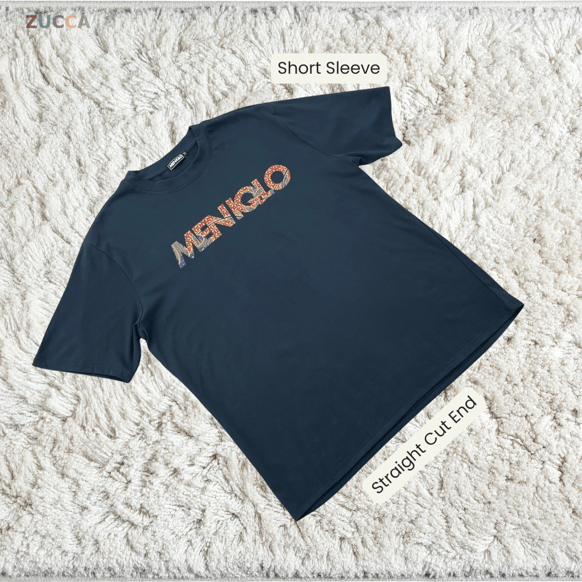 MENIQLO AQIL BATIK PRINT OVERSIZE TEE - MQ1030
