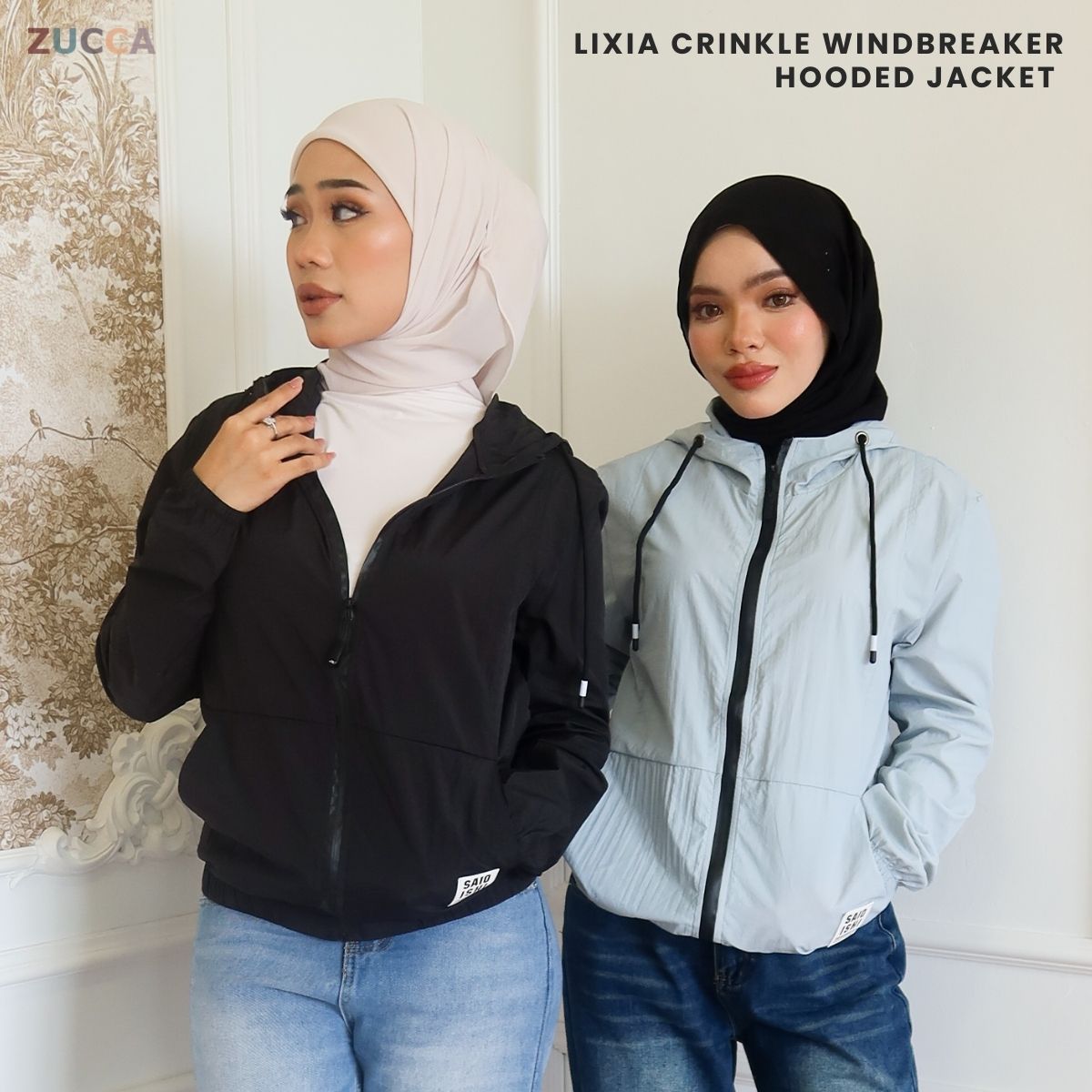 ZUCCA LIXIA JAKET WINDBREAKER BERHUD - MS001