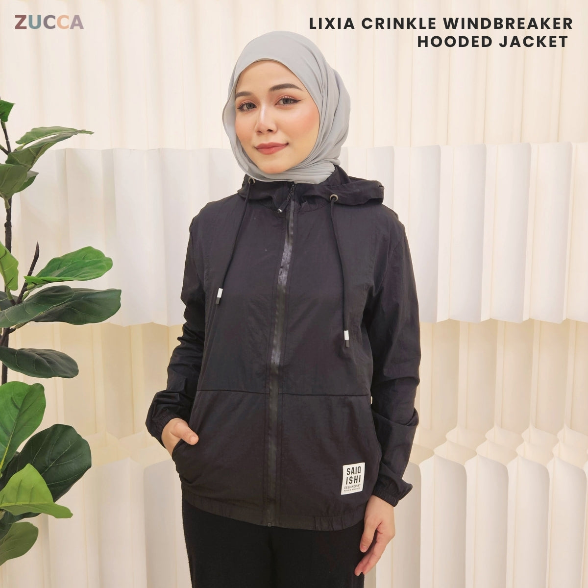 ZUCCA LIXIA JAKET WINDBREAKER BERHUD - MS001