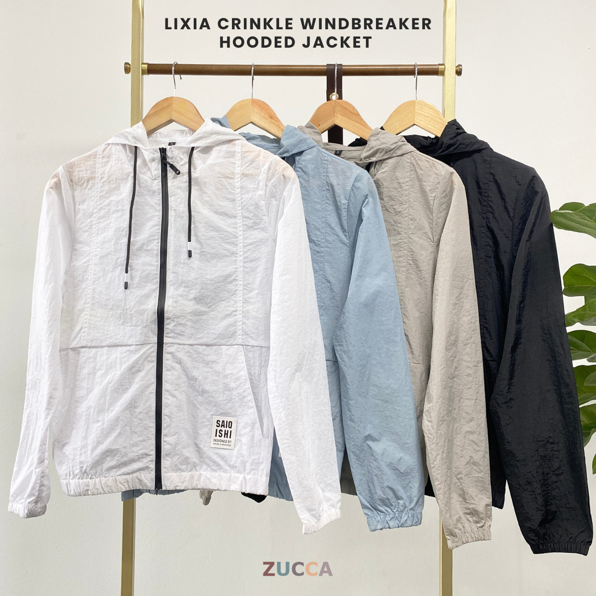 ZUCCA LIXIA JAKET WINDBREAKER BERHUD - MS001