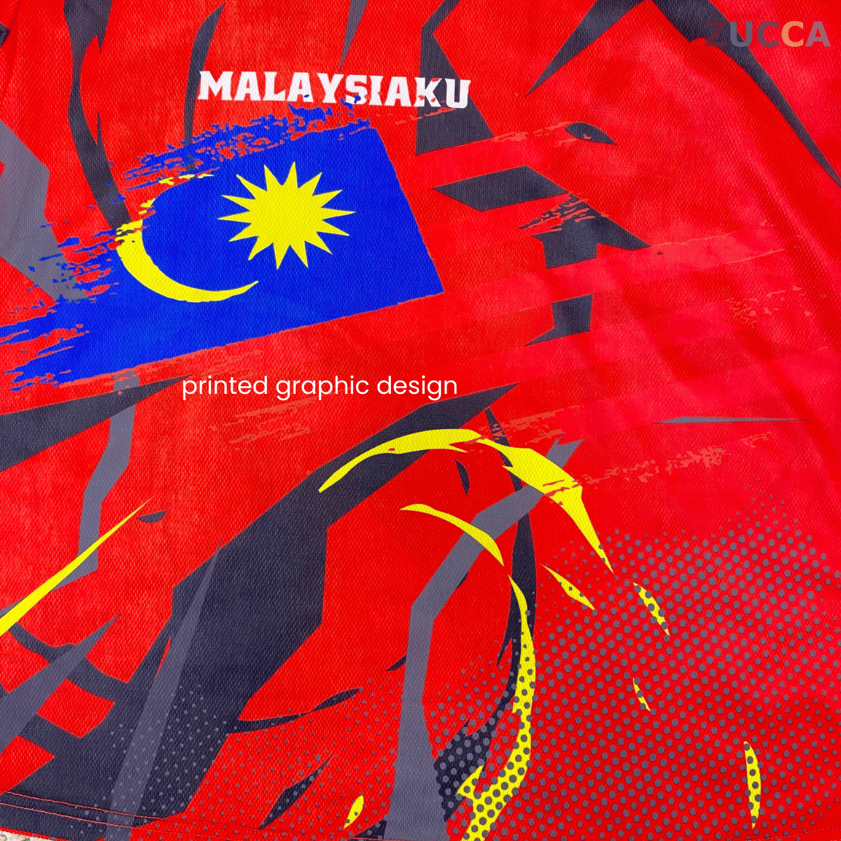 ZUCCA GEMILANG JERSI LENGAN PANJANG PATRIOTIK UNISEX-MS002 Microfiber