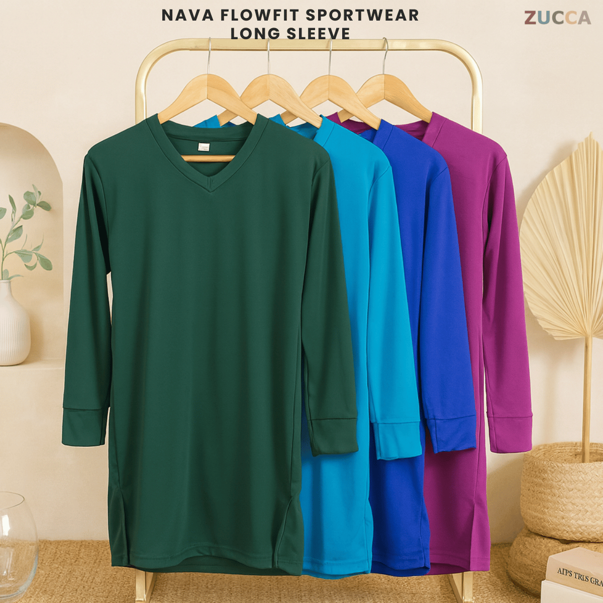 ZUCCA NAVA FLOWFIT SPORTWEAR LONG SLEEVE-MS007(STANDARD)