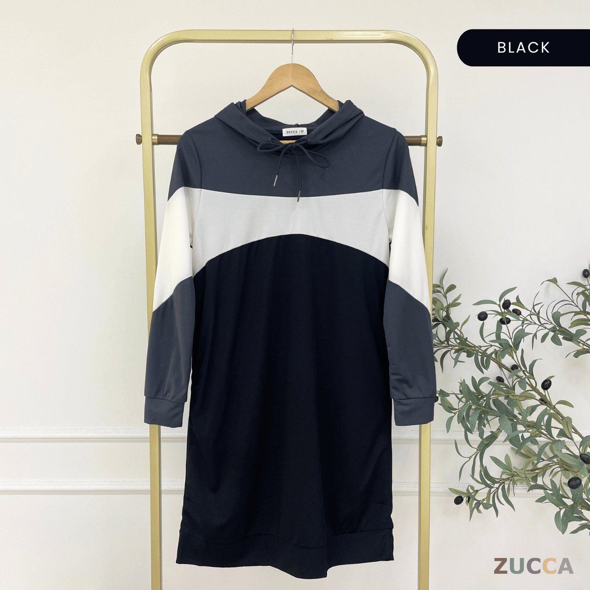 ZUCCA AZZIRA LUXE SPORT COLOURBLOCK DRESS-MS008