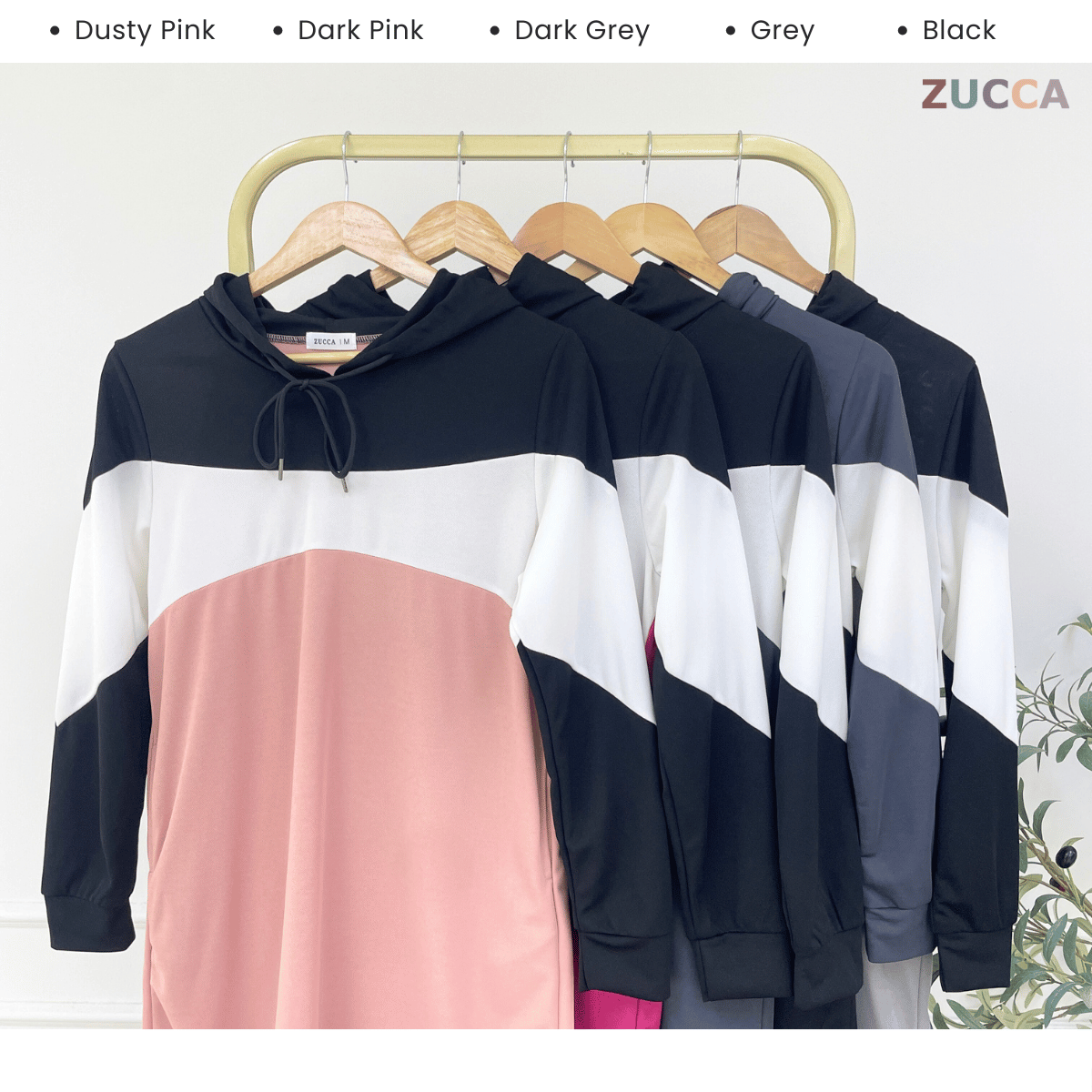 ZUCCA AZZIRA LUXE SPORT COLOURBLOCK DRESS-MS008