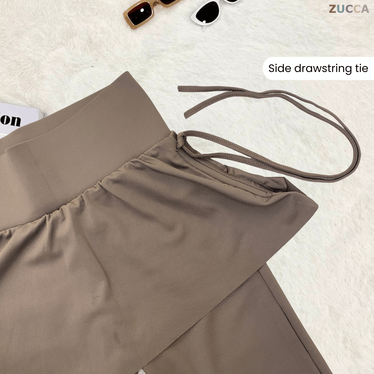 NERINA PALAZZO FLARE PANTS WITH OVERLAY SKIRT MUSLIMAH STYLE-MS011 (SW93)