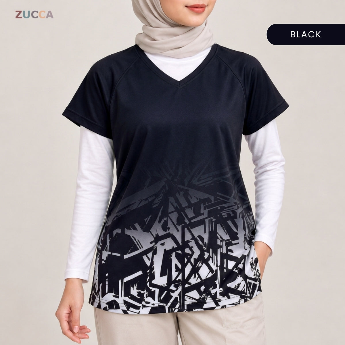 ZUCCA RYNA WOMEN SPORT WEAR LONG SLEEVE - MS013