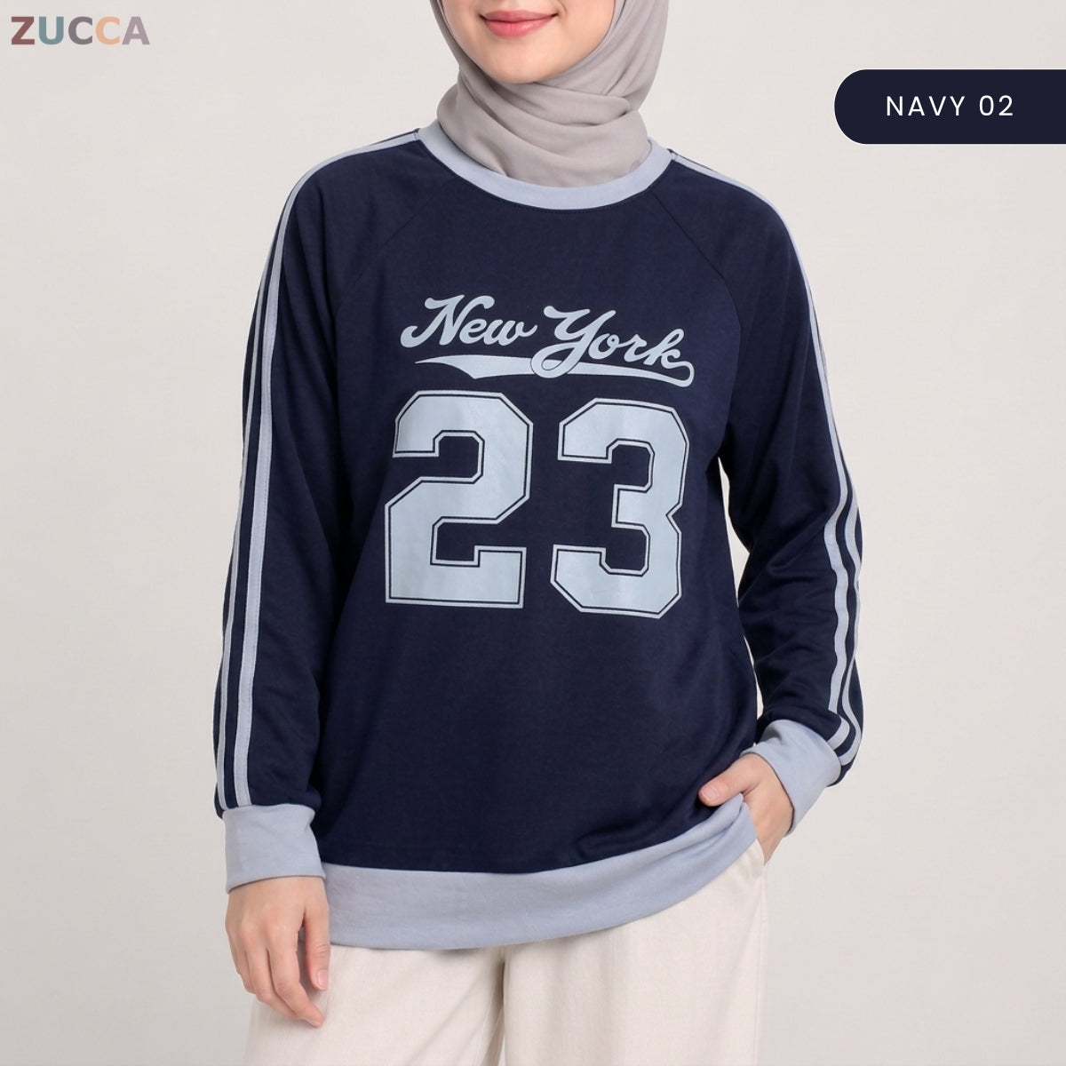 ZUCCA MAVEERA ACTIVE VARSITY LONG SLEEVE MODEST WEAR-MS010