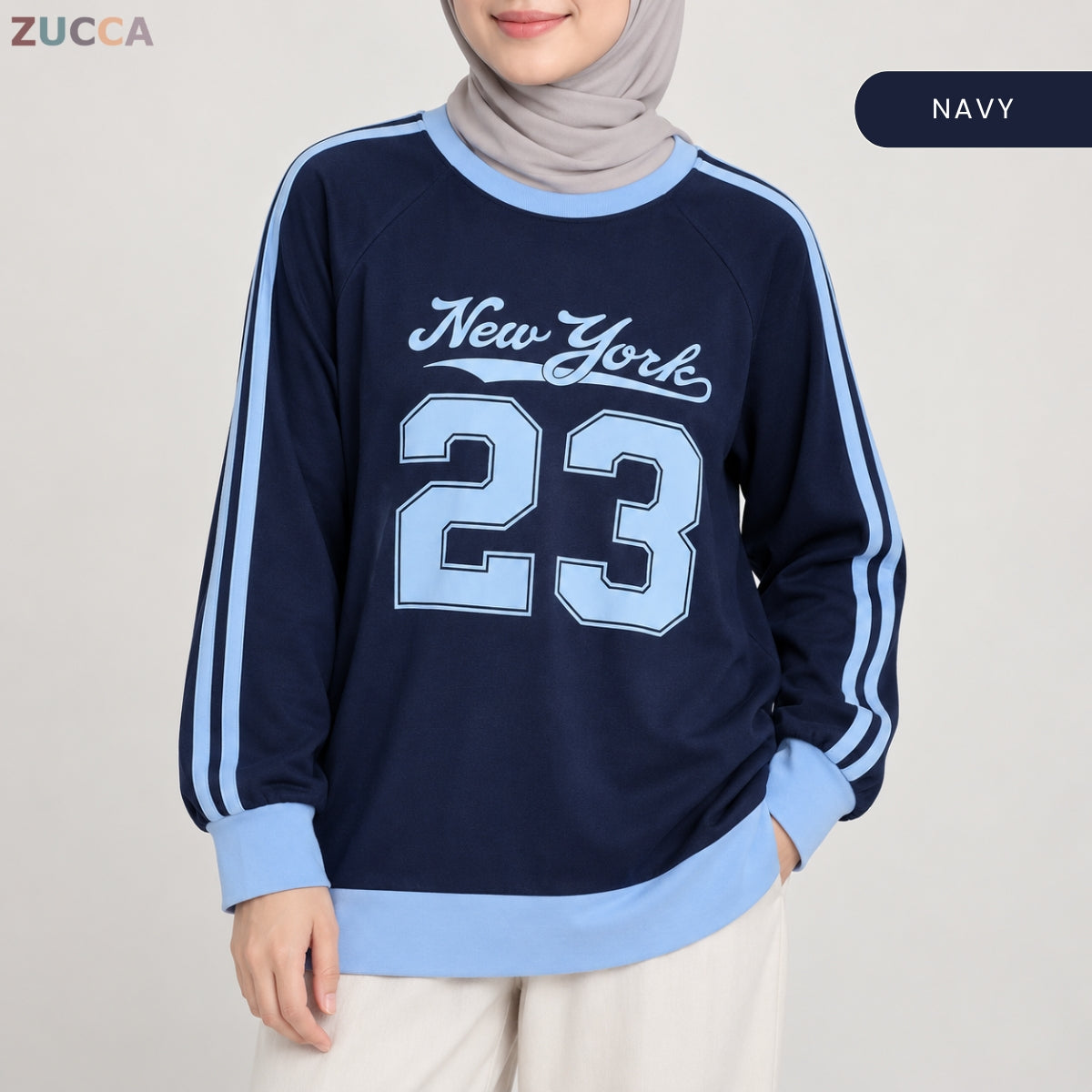 ZUCCA MAVEERA ACTIVE VARSITY LONG SLEEVE MODEST WEAR-MS010