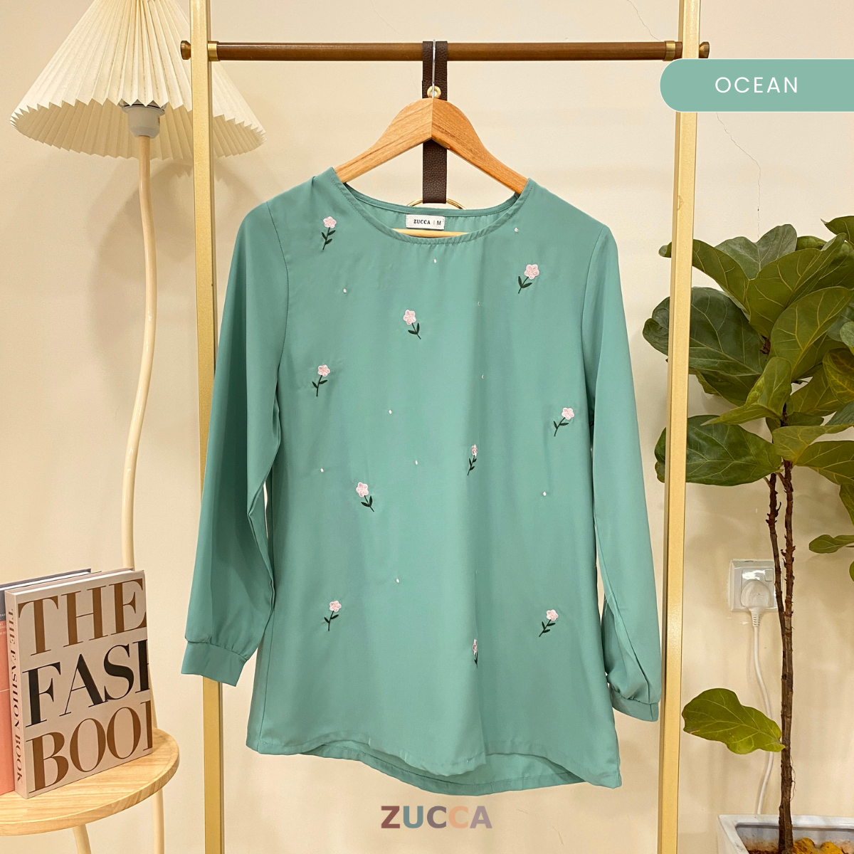 ZUCCA BRINA FLORAL PRINT WOMEN BLOUSE - MA016