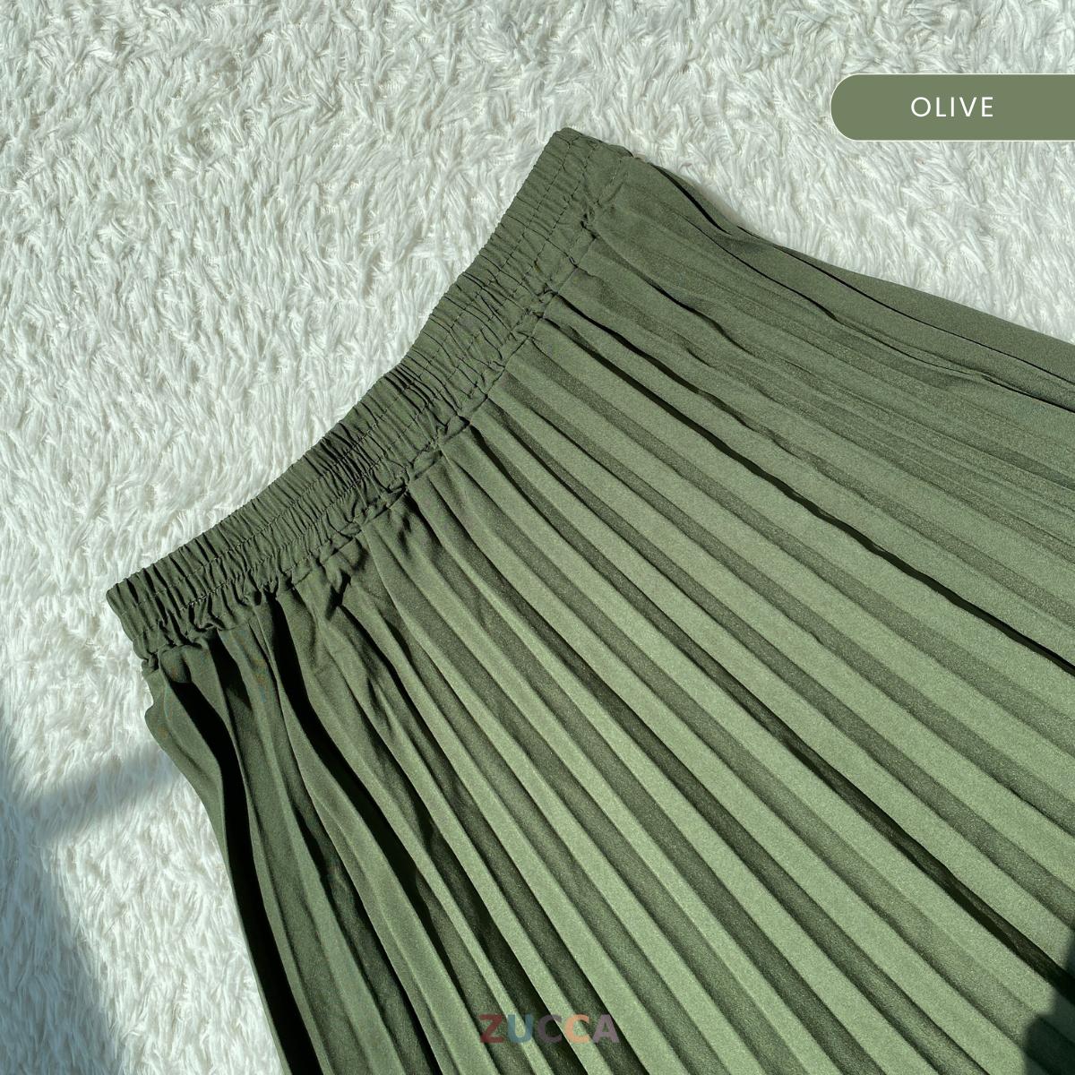 ZUCCA HANEE FLOWY PLEATED MAXI SKIRT - MA061