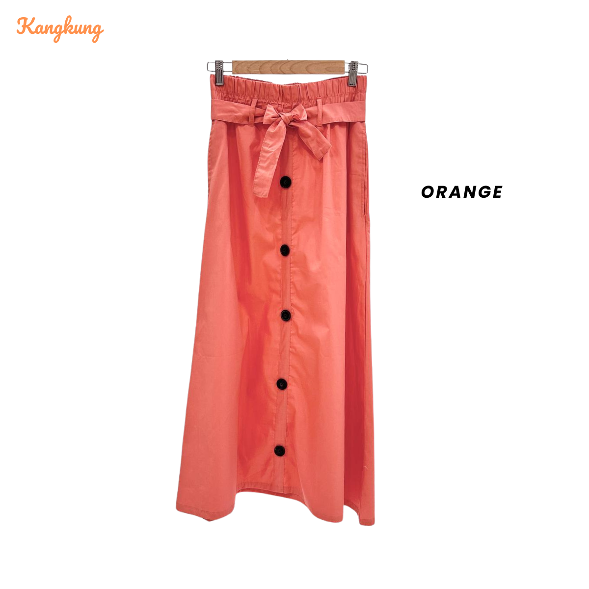 KANGKUNG SKIRT KAPAS BERBUTANG UNTUK WANITA - KK006