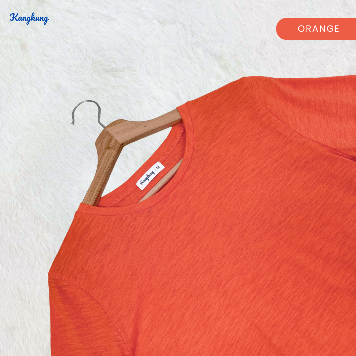 KANGKUNG AUDRA KEMEJA KAPAS ASAS LENGAN PANJANG - KK116