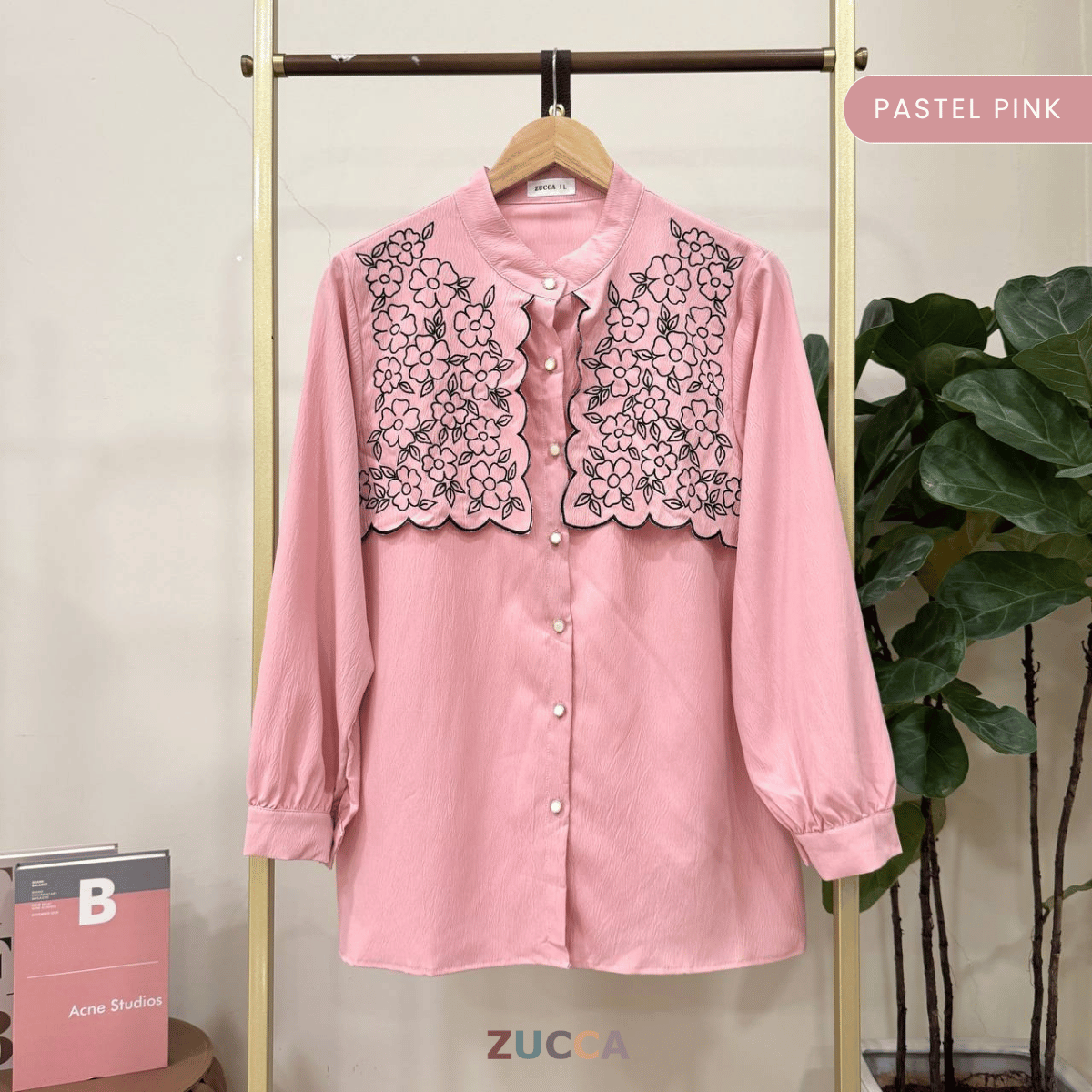 ZUCCA MAIZA CAPE CHEST BLOUSE DENGAN SULAMAN - DM252