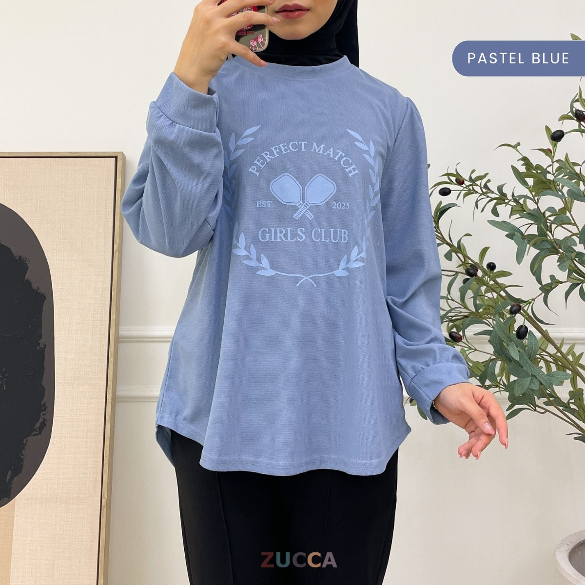 ZUCCA MARCIE KEMEJA KASUAL WANITA WAFFLE COTTON - DM007 BAJU WANITA KOREAN STYLE