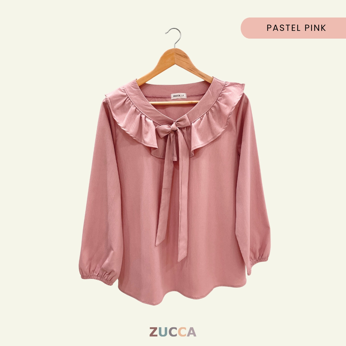 ZUCCA AZRINA BLOUS WANITA LEHER BEROPOL - DM182