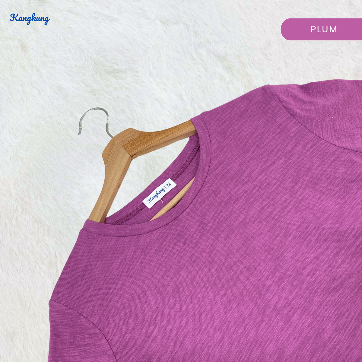 KANGKUNG AUDRA KEMEJA KAPAS ASAS LENGAN PANJANG - KK116