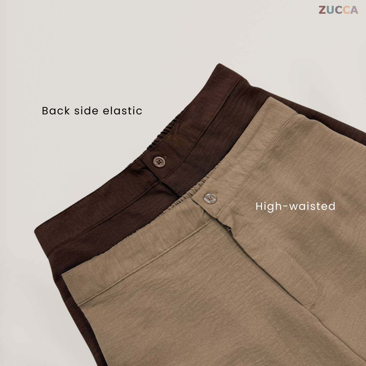 ZUCCA DANICA SELUAR PALAZZO HIGH WAIST ELEGAN GAYA KOREA – PS079