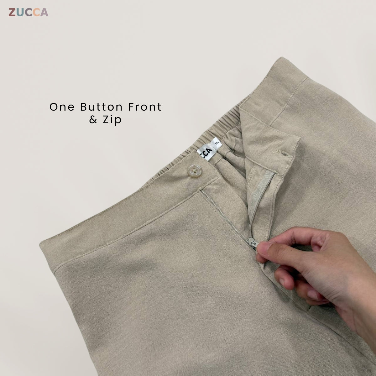 ZUCCA DANICA SELUAR PALAZZO HIGH WAIST ELEGAN GAYA KOREA – PS079