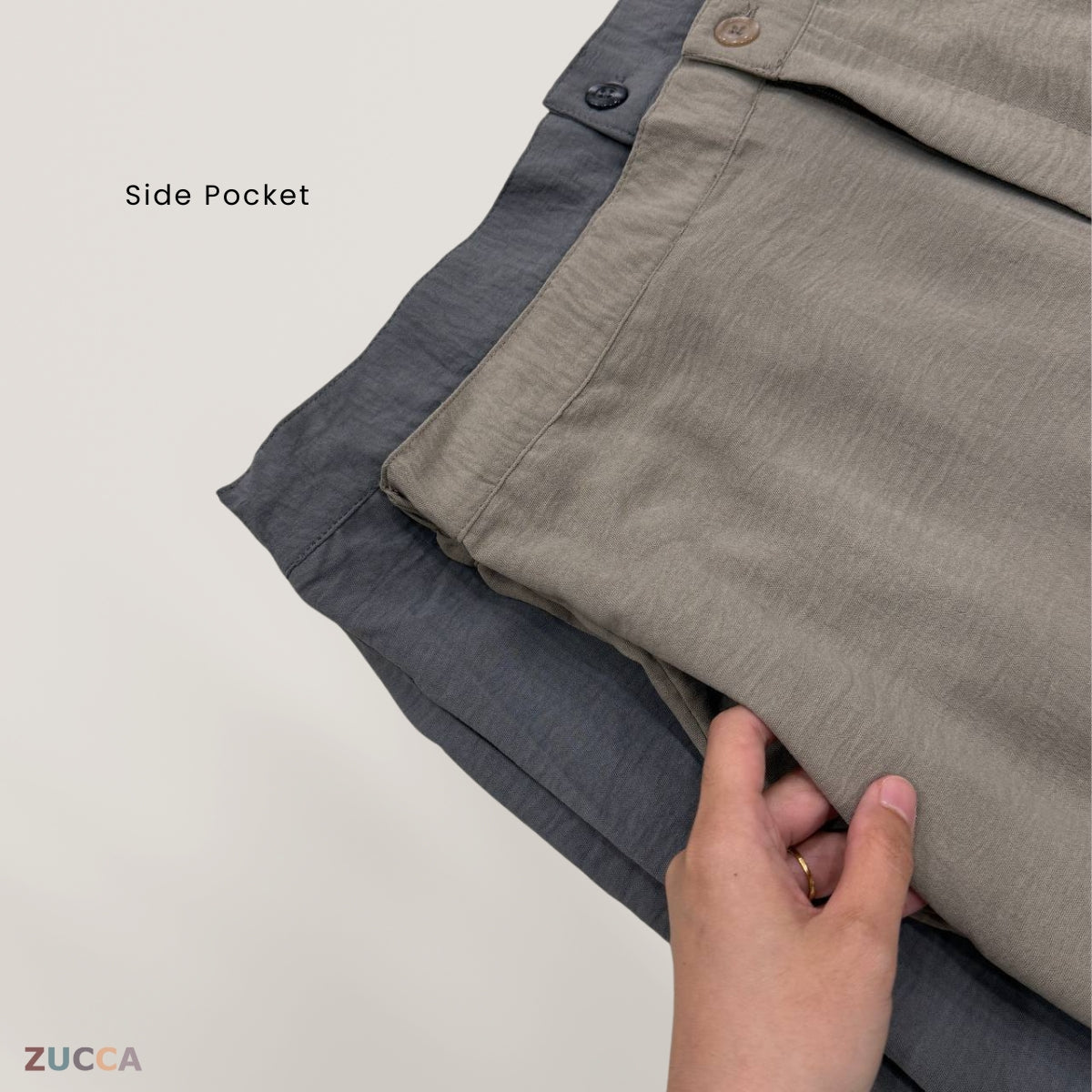 ZUCCA DANICA SELUAR PALAZZO HIGH WAIST ELEGAN GAYA KOREA – PS079