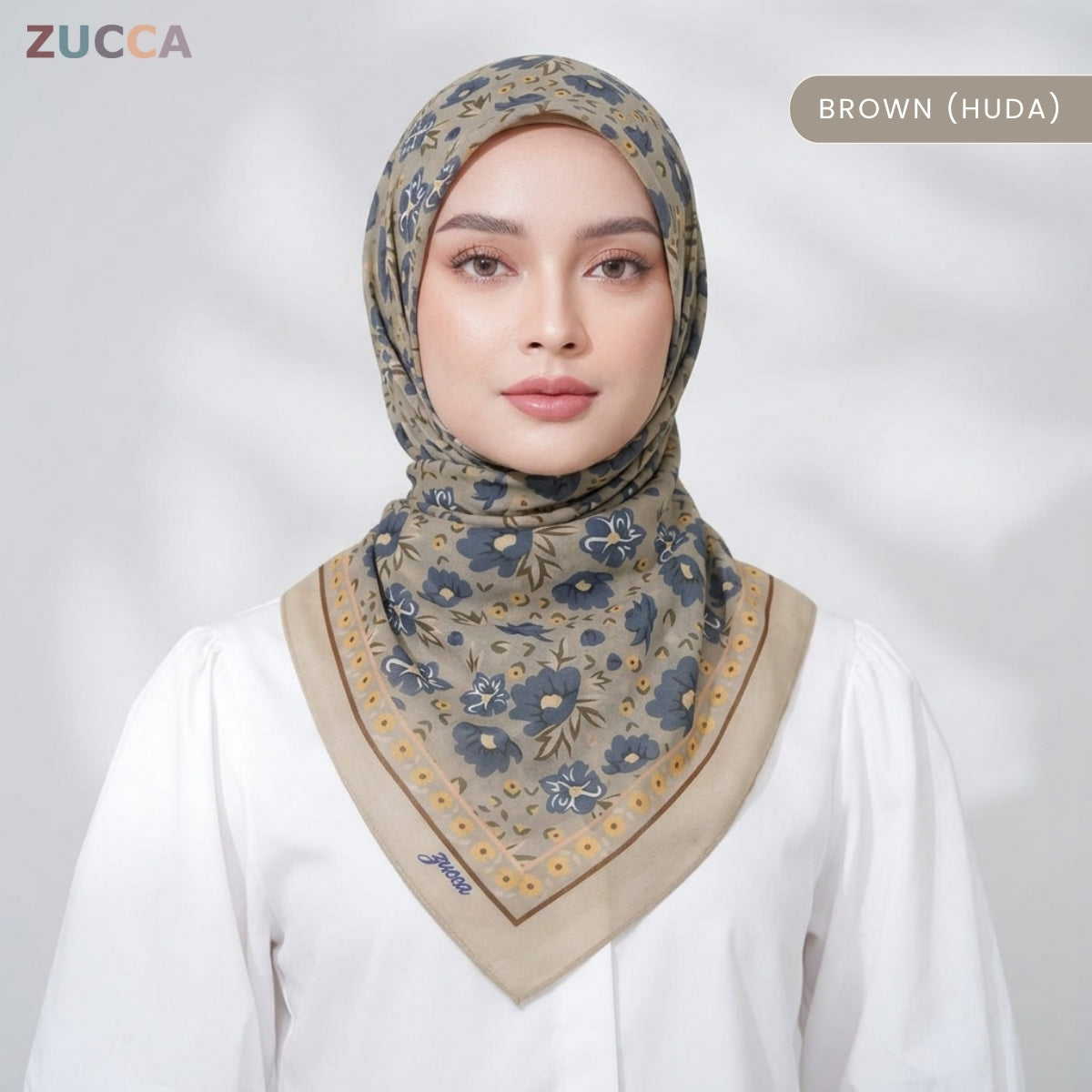 JULIANA HIJAB BAWAL FLORAL PRINTED VOILE - PSTU001
