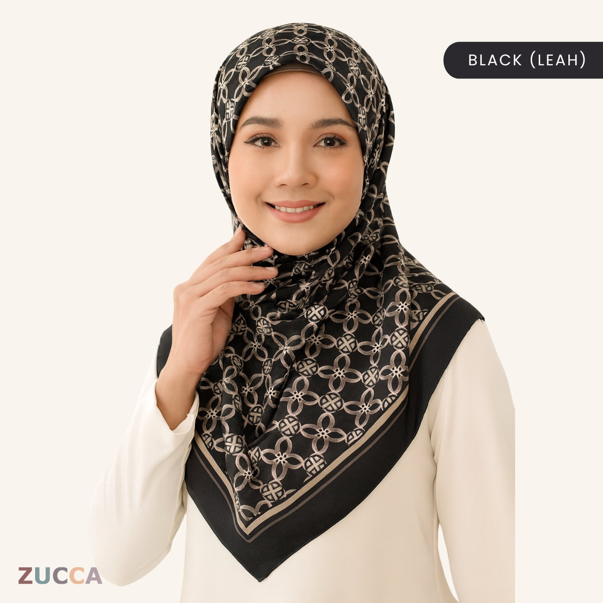 JULIANA HIJAB BAWAL FLORAL PRINTED VOILE - PSTU001