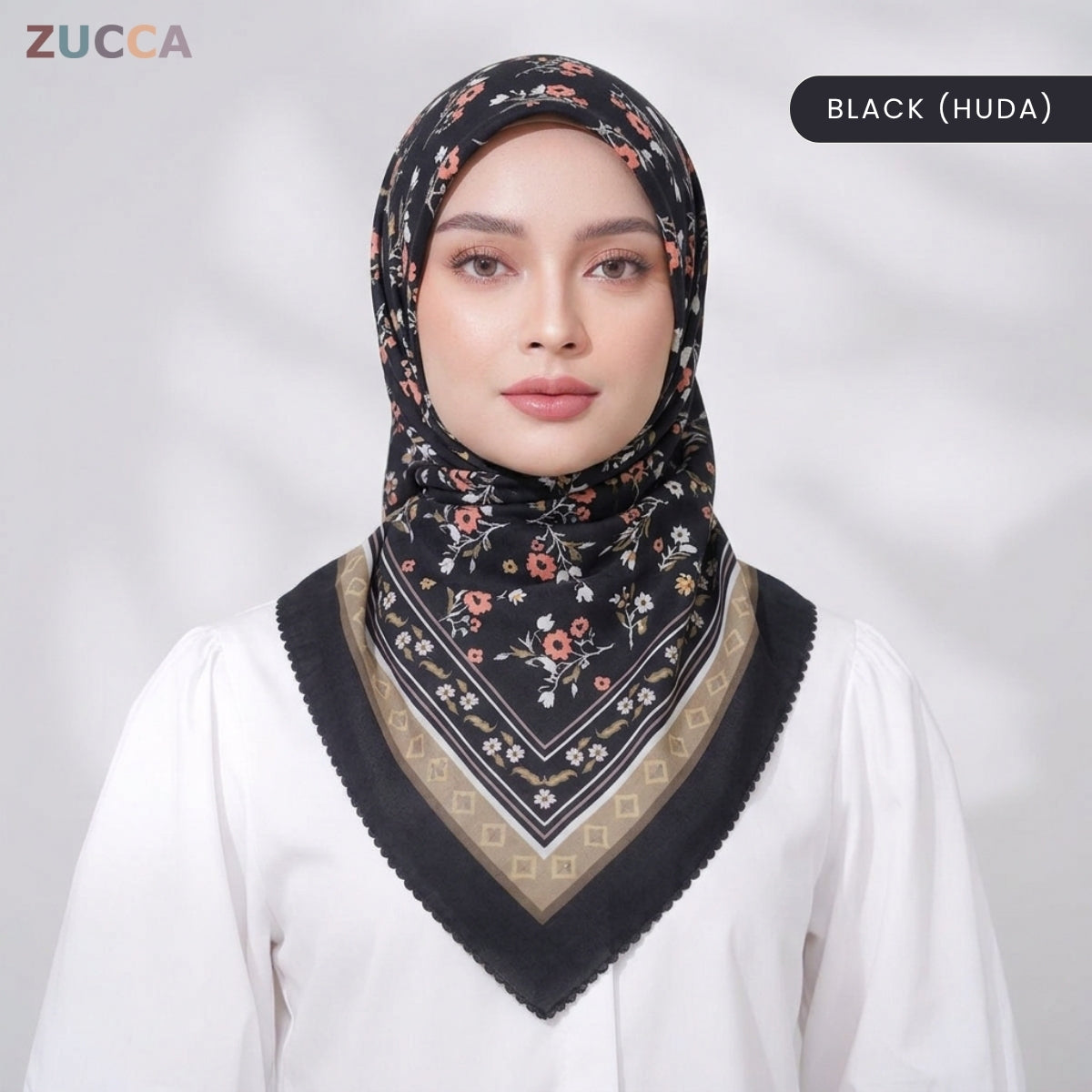 JULIANA HIJAB BAWAL FLORAL PRINTED VOILE - PSTU001