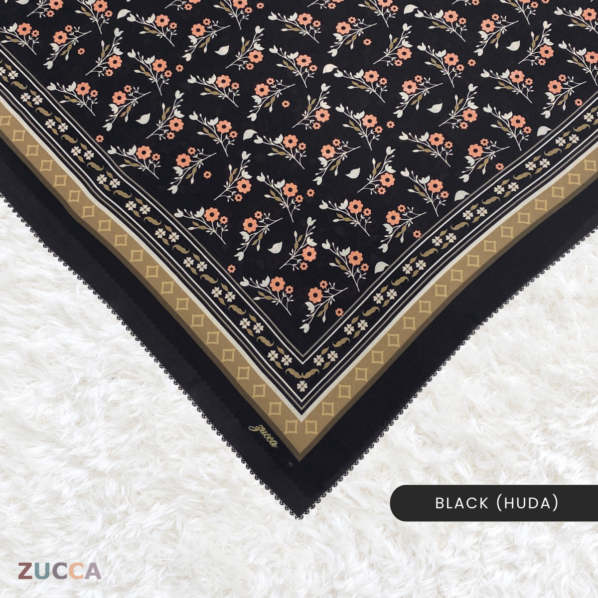 JULIANA HIJAB BAWAL FLORAL PRINTED VOILE - PSTU001