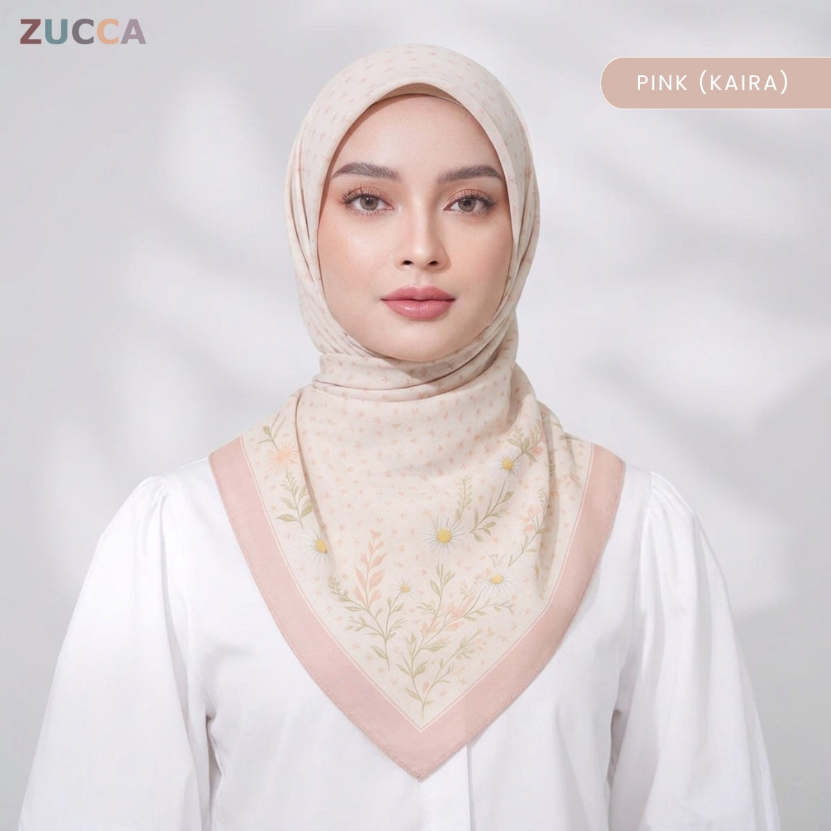 JULIANA HIJAB BAWAL FLORAL PRINTED VOILE - PSTU001